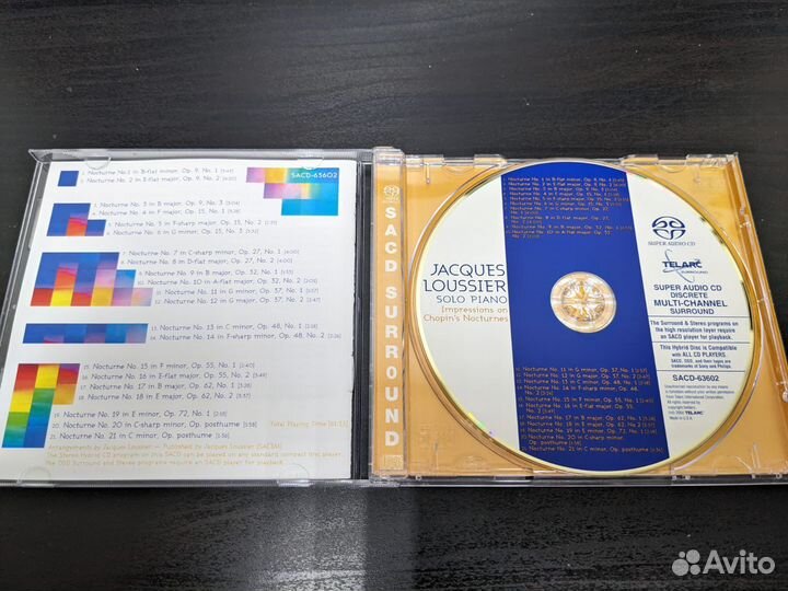 Jasques Loussier Solo piano 2004 USA sacd