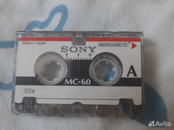 Sony микроаудиокассета