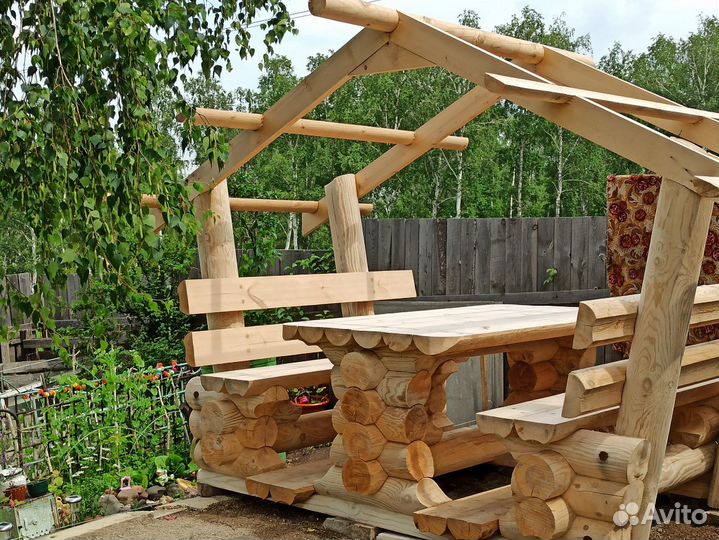 Беседка на дачу. Туалет. Лавочки