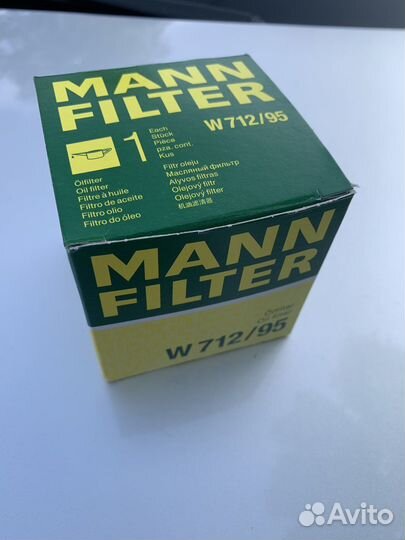Фильтр масляный mann w 712 95