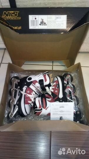 Роликовые коньки детские раздвижные Nils Extreme