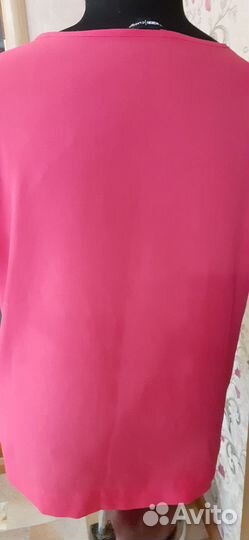 Майка - топик с отделанным плечевым швом