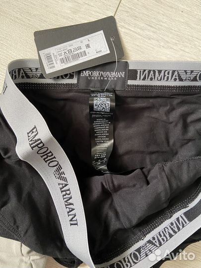 Мужские трусы брифы Emporio Armani 2шт M,L