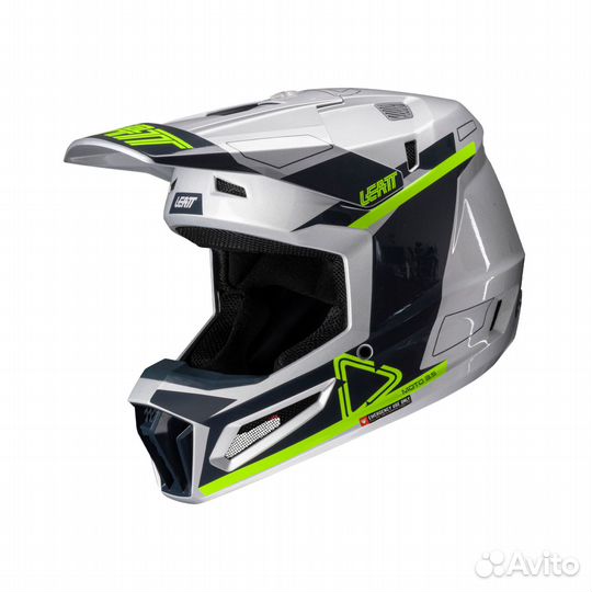 Мотошлем Leatt Moto 3.5 Helmet Kit (Steel, L, 202