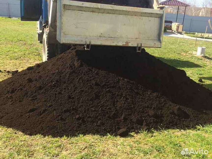 Чернозем торф навоз перегной песок глина