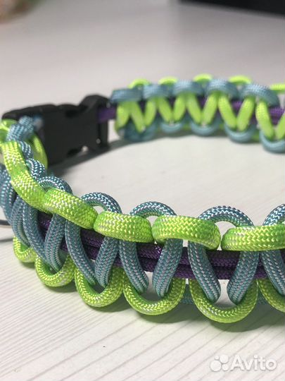 Ошейник из паракорда на фастексе