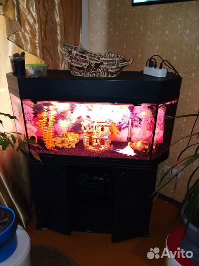 Аквариум с тумбой