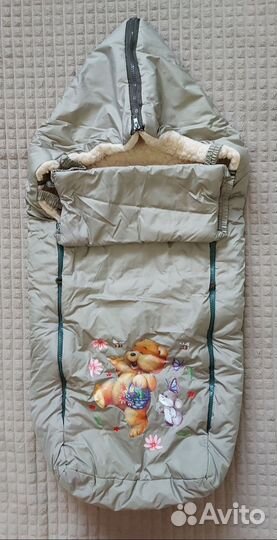 Зимний конверт в коляску