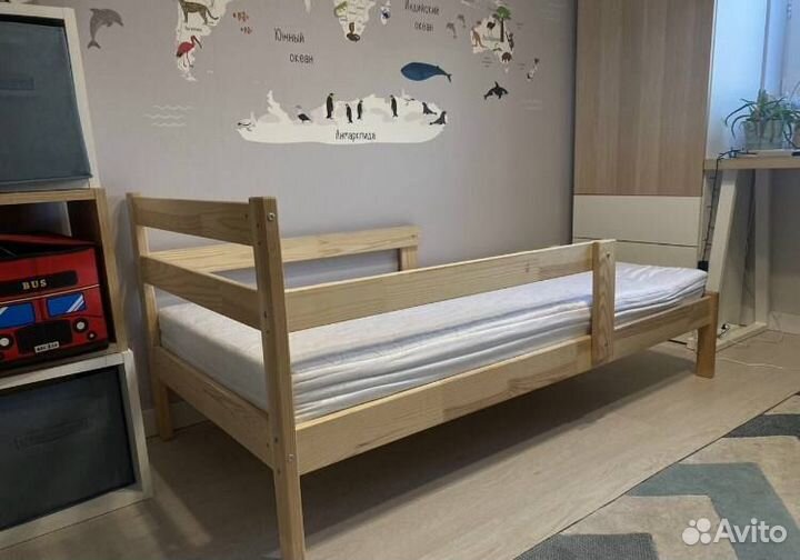 Подростковая кровать без покраски 180х80