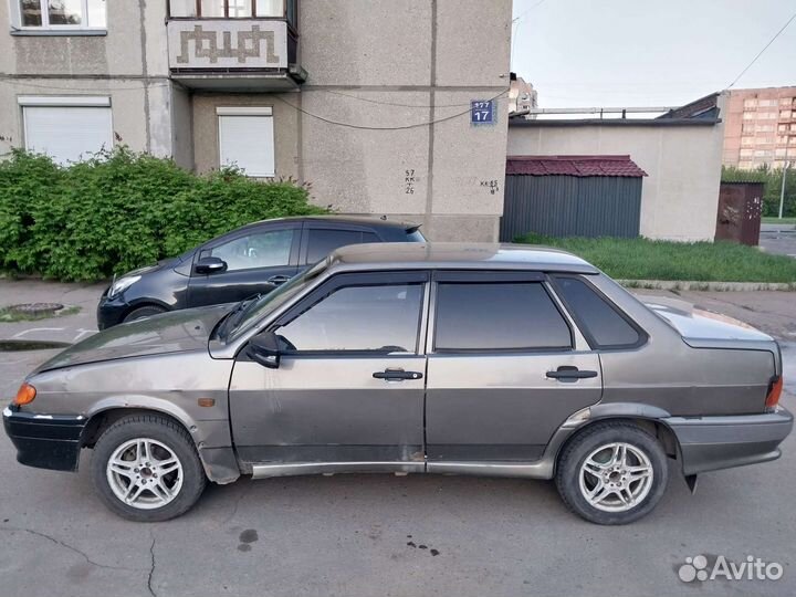 ВАЗ 2115 Samara 1.5 МТ, 2001, битый, 270 679 км