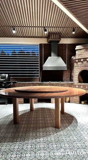 Стол новый лофт из массива дерева