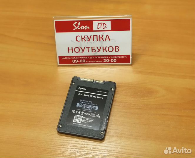 SSD накопитель Apacer 1Tb 2,5