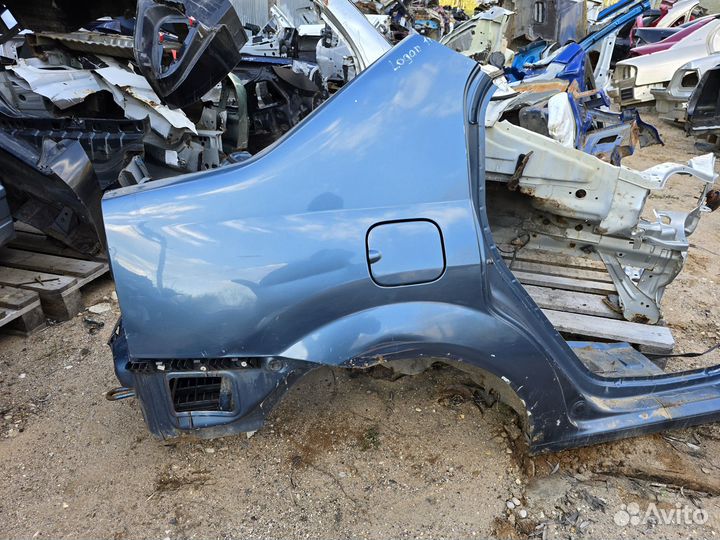 Крыло заднее правое с порогом Renault Logan 1