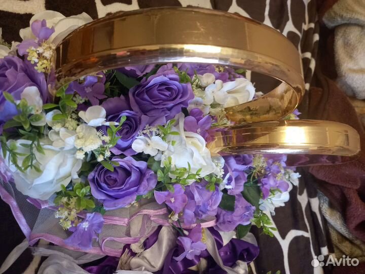 Свадебные украшения на машину