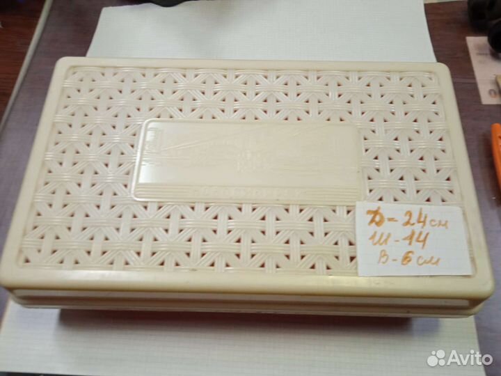 Шкатулка пластиковая СССР