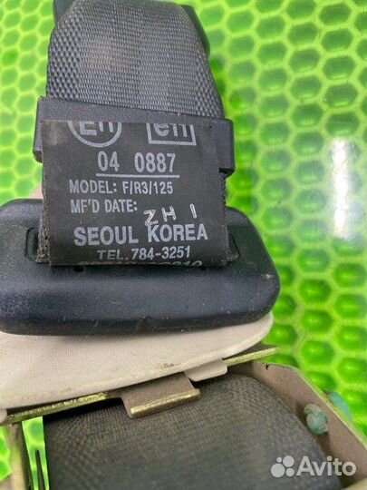 Ремень безопасности задний Hyundai Getz 2010