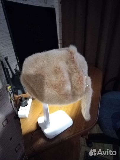 Шапка норковая (берет) б/у одевалось пару раз