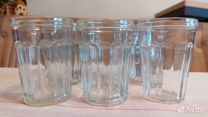 Набор стаканчиков граненых Стопки 3шт 0.1л