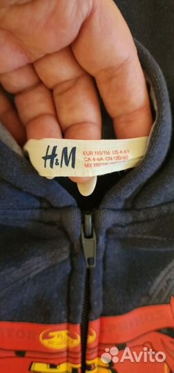 Худ h&m детский Молния Мак куин