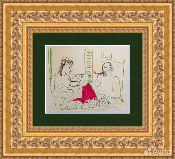 Пабло Пикассо. Подлинная литография с подписью