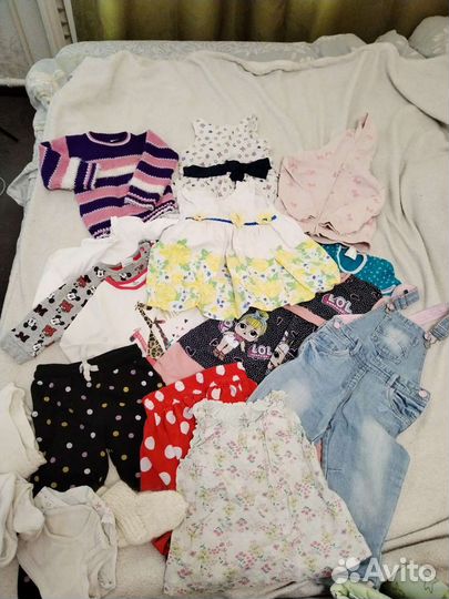 Вещи пакетом на девочку 86р.р