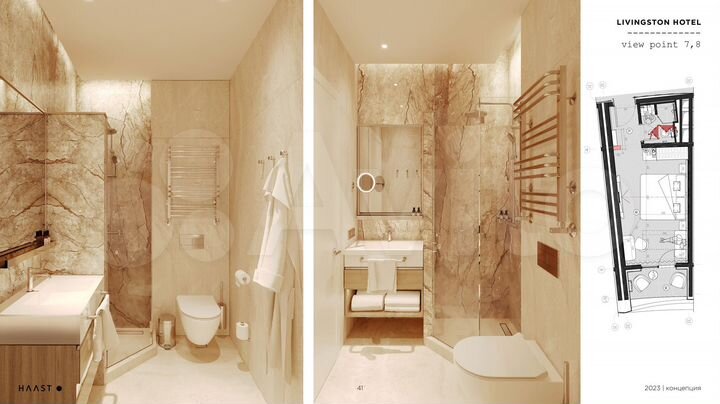 3-к. апартаменты, 65 м², 5/11 эт.