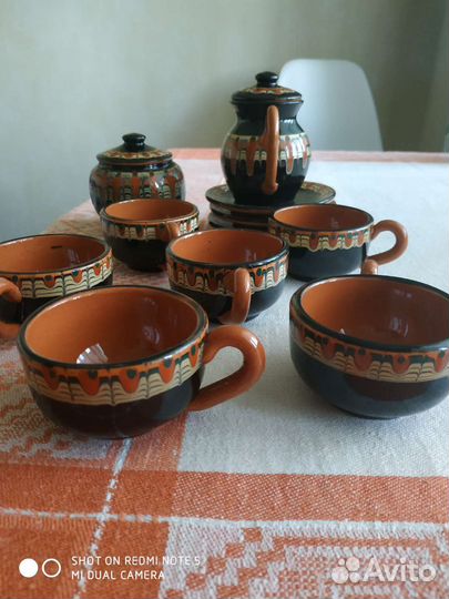 Глиняный кофейный сервиз (Болгария)