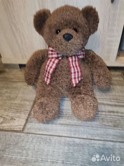 Медвеженок с бантом мягкая игрушка