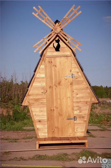 Дачный туалет с установкой