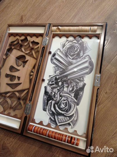 Нарды ручной работы