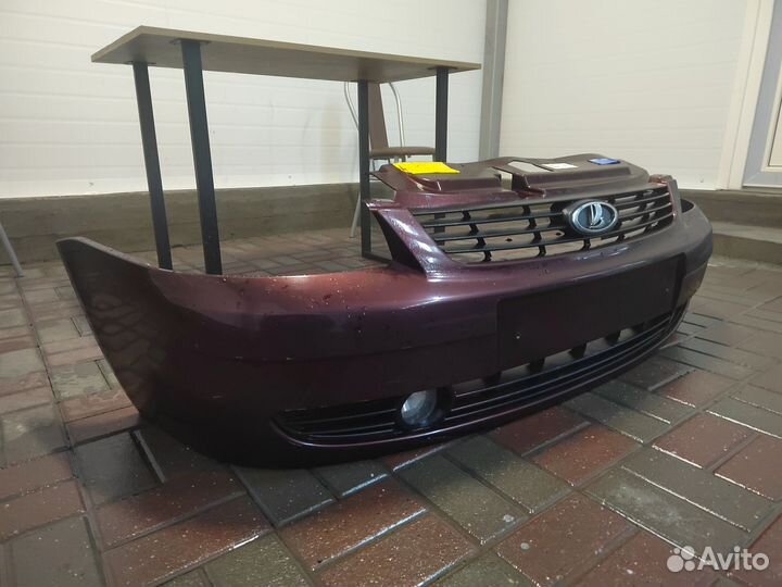 Бампер передний приора Портвейн