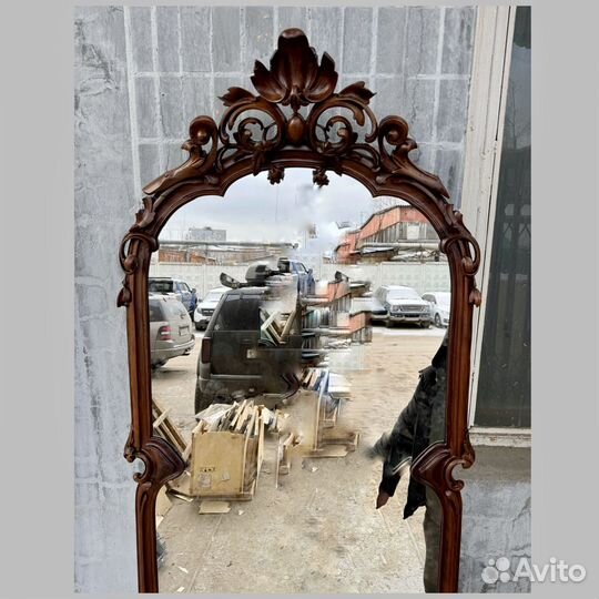 Зеркало старинное резное 0593