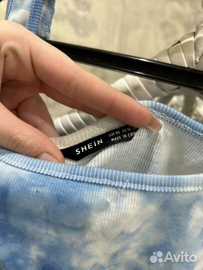 Топик shein новый в стиле « тай дай» легкий y2k