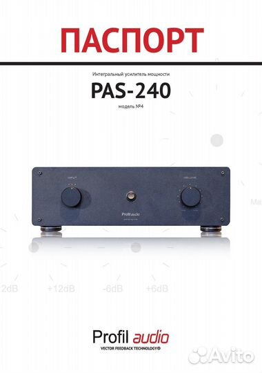 Усилитель Profil Audio PAS-240, модель 4