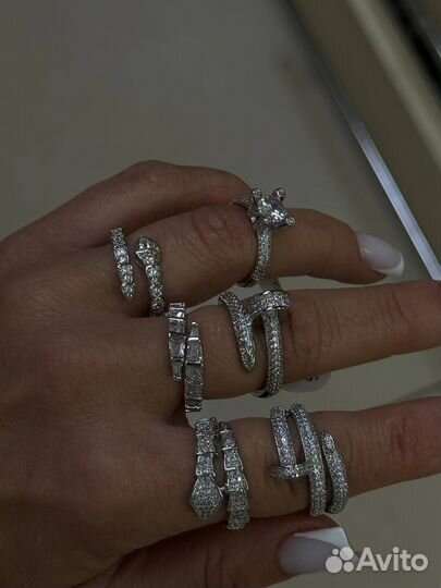 Серебряные серьги