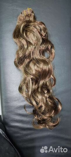 Волосы на заколках искусственные