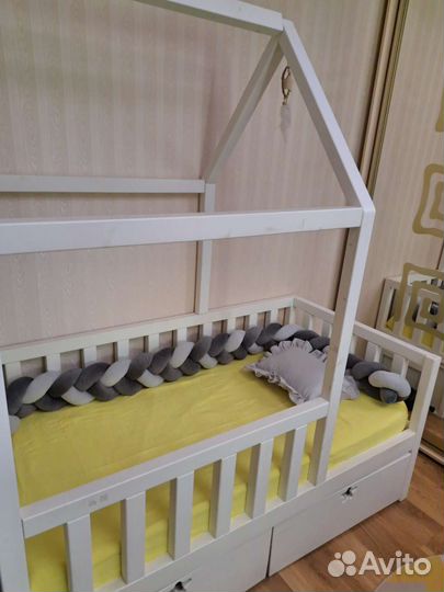 Бортик коса из 3прядей