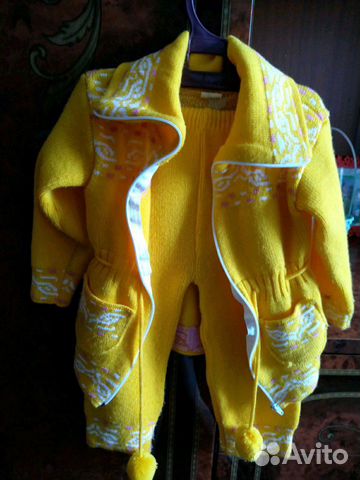 Детский теплый костюмчик