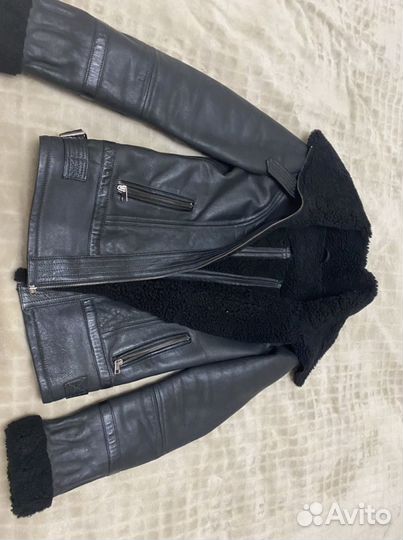 Дубленка пилот натуральная женская