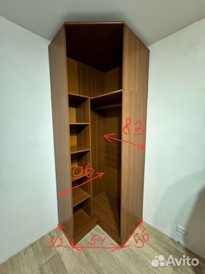 Шкаф угловой бу с зеркалом