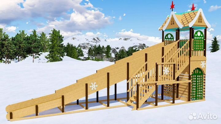 Зимняя горка 