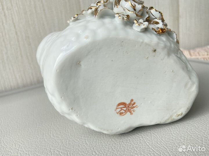 Статуэтка ваза салфетница фарфор винтаж 20-30г