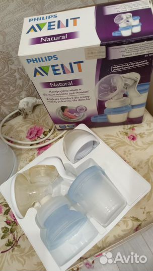 Подогреватель бутылочек и молокоотсос Avent
