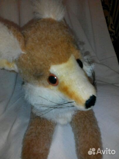 Антикварная игрушка Лиса