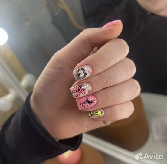 Маникюр педикюр покрытие гель лак