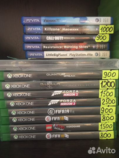 PS3, PS4, xbox 360, one, vita диски лицензия цены