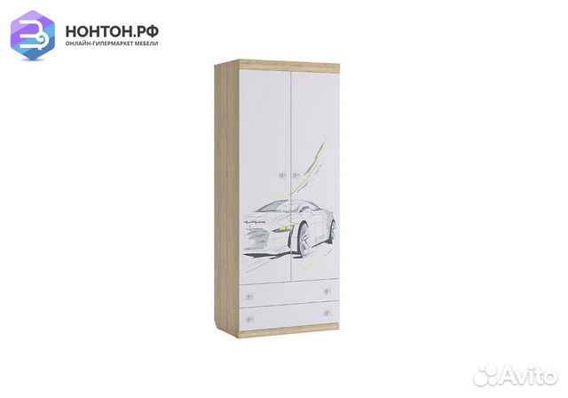 Шкаф 2-створчатый Форсаж