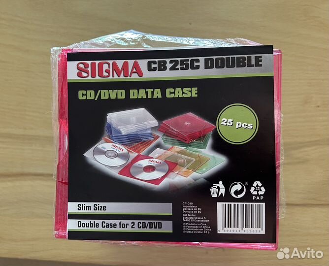 Кейс для дисков CD/DVD