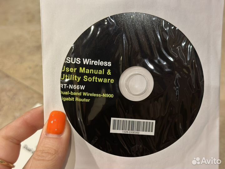 Диск Asus Wireless User Manual & Utility RT-N66W