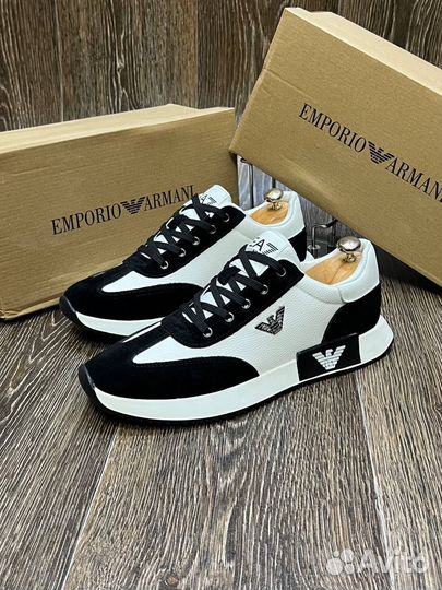 Слипоны мужские emporio armani